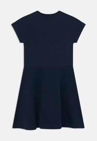 Tommy Hilfiger SPACER INTERLOCK DRESS - Vestido ligero - dark night navy