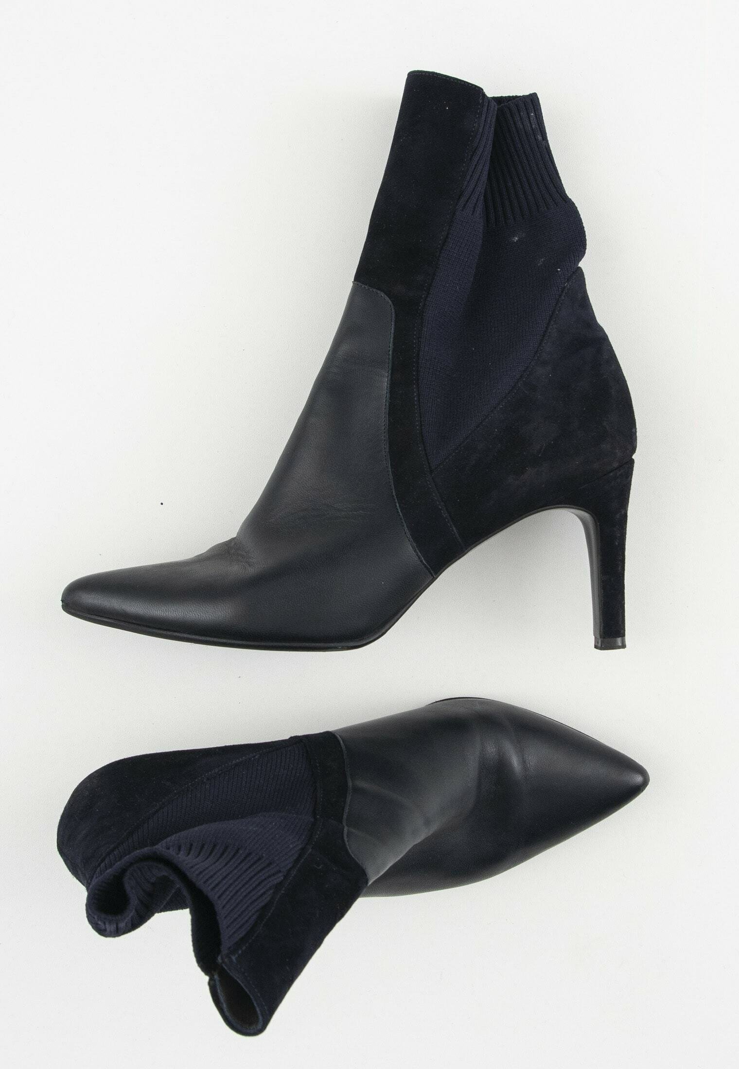 Peter Kaiser Dames Enkellaarsjes Blauw plus sue stretch bootie 4,5 cm | Van  den Assem