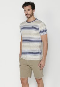 Koroshi SHORT SLEEVE  - Marškinėliai su spaudiniu - beige