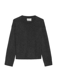 Marc O'Polo LONGSLEEVE ROUNDNECK - Strickpullover - deep grey melange