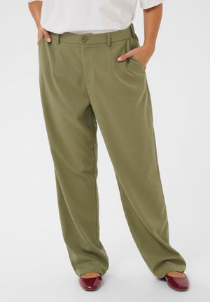 MERLA STRAIGHT - Pantalon classique - dusky green
