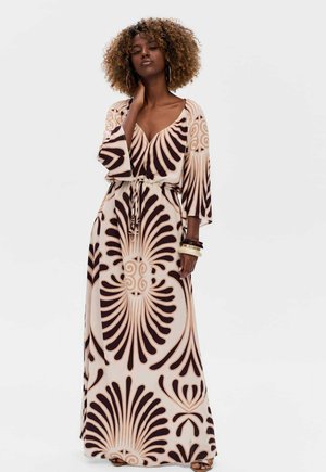 blue shadow Robe longue - brown