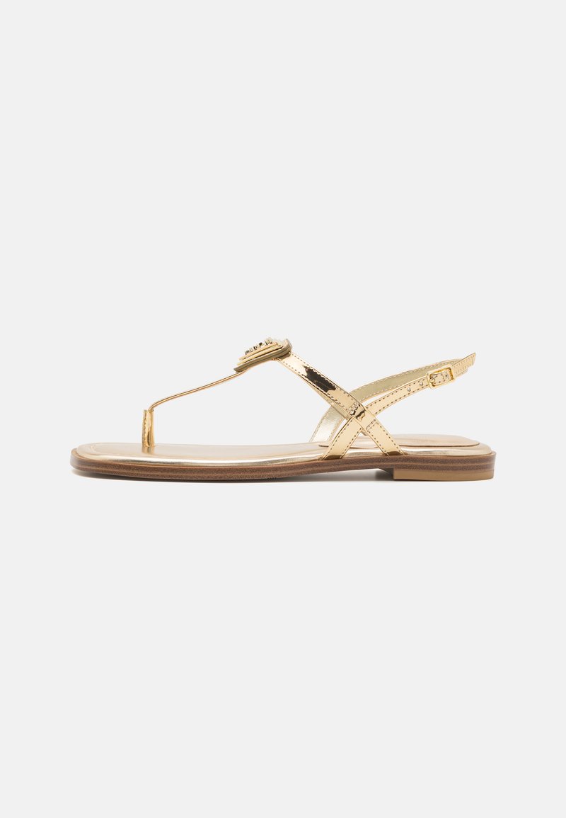 Guess RAINEY - Tongs - gold/doré Guess RAINEY - Tongs - gold/doré