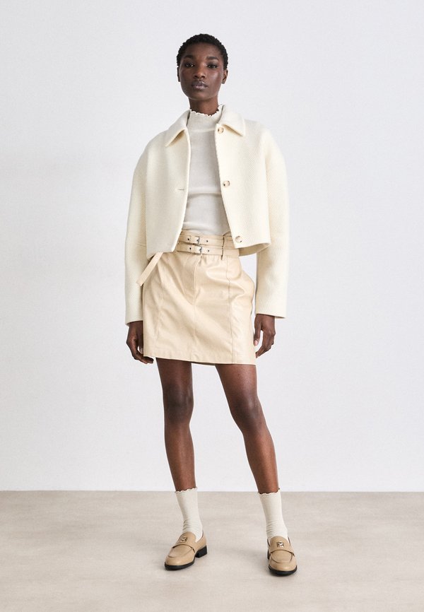 VASHY - Mini skirt - open beige4