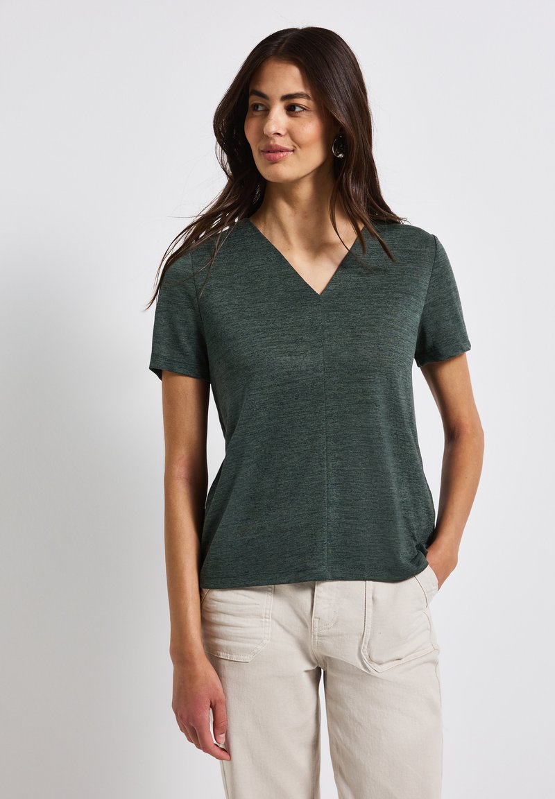 Street One T-shirt basic - grün