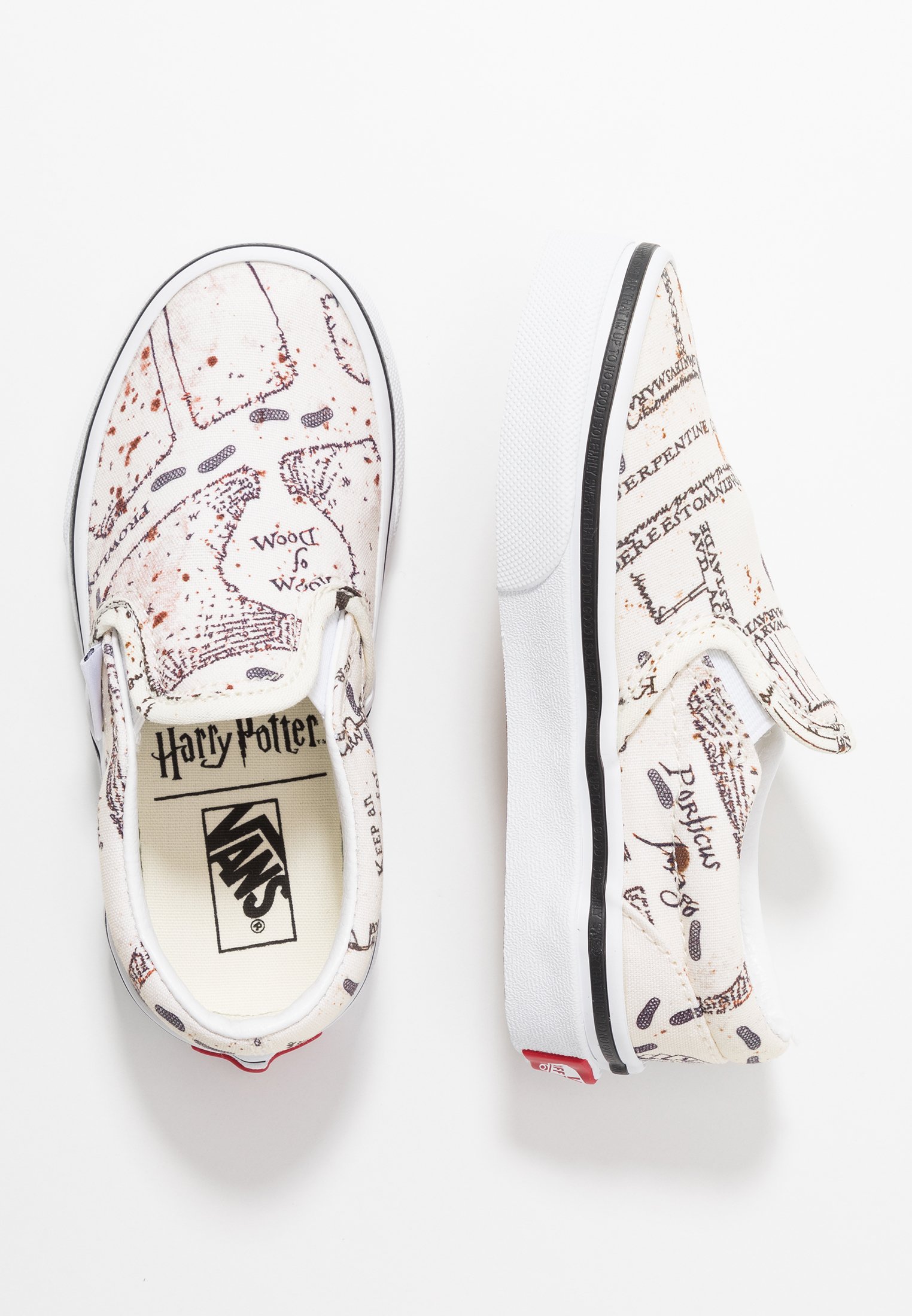Vans Classic Slip On Harry Potter Slip Ons Classic White White Zalando Co Uk