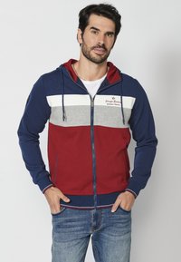 Koroshi Zip-up sweatshirt - navy