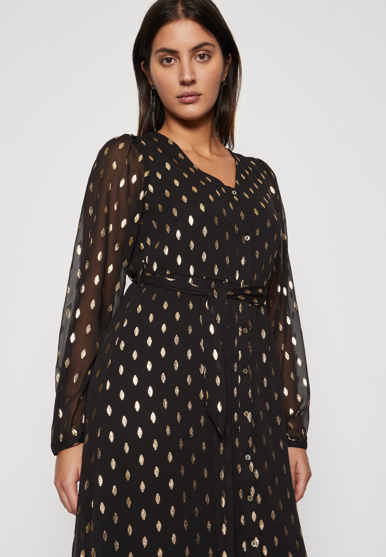 ONLANINE FOIL SHIRT DRESS