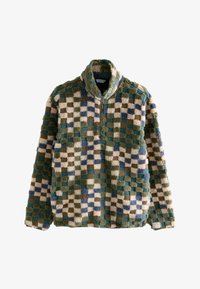 Ikke valgt, blue tan checkerboard