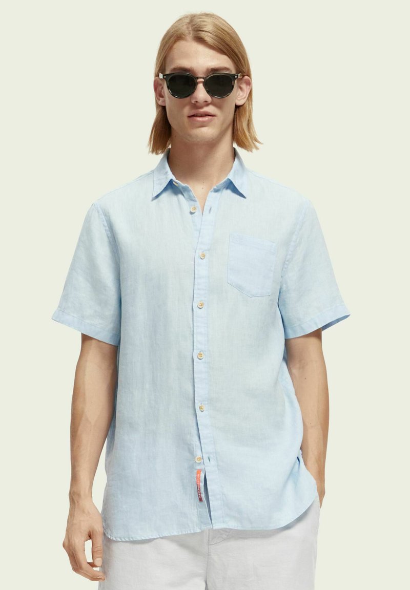 Scotch & Soda - SHORT-SLEEVED POCKETED - Srajca - sky, Povečajte