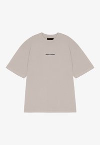 LOGO BOXY TEE - Pamata T-krekls - washed light beige