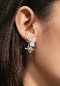 Pilgrim FEEL 2-IN-1 SET - Uhani - silver plated