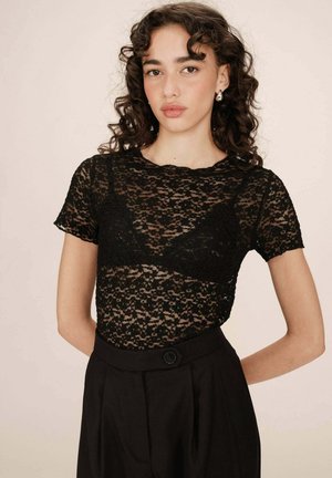 TRANSPARENT SWIFT - Blouse - noir