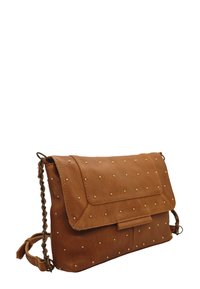 Pieces FELIZIA STUD Sac bandoulière root beer/marron Zalando