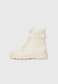 Guess ORANDA Lace-up ankle boots ivory/off-white