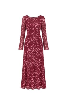 Never Fully Dressed, ARIA DRESS - Дълга рокля - red