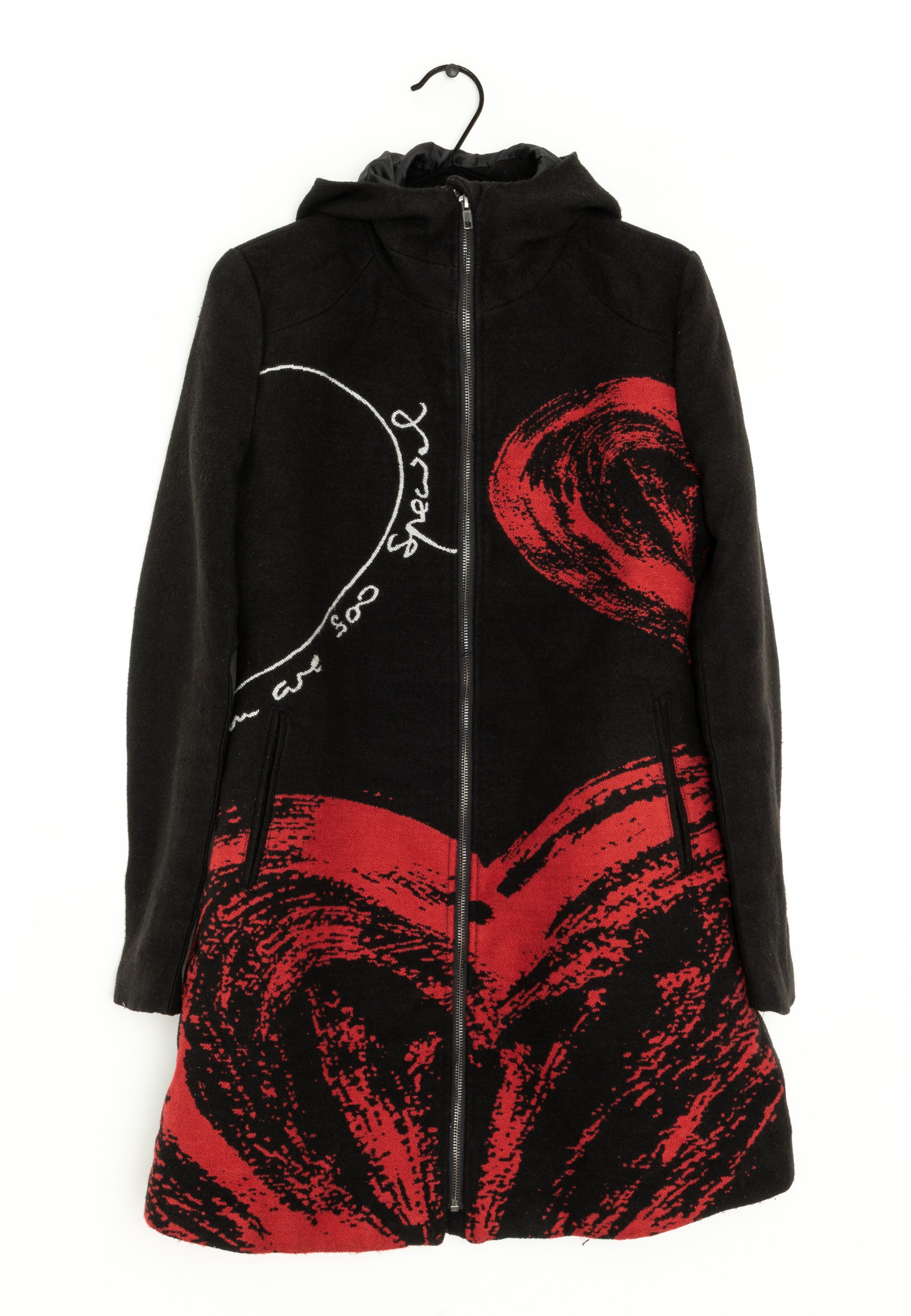 Desigual Abrigo corto black/negro (Segunda mano)