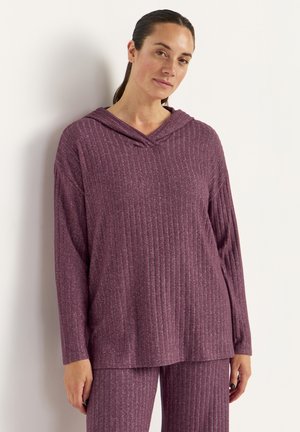 Luvtröja - plum melange