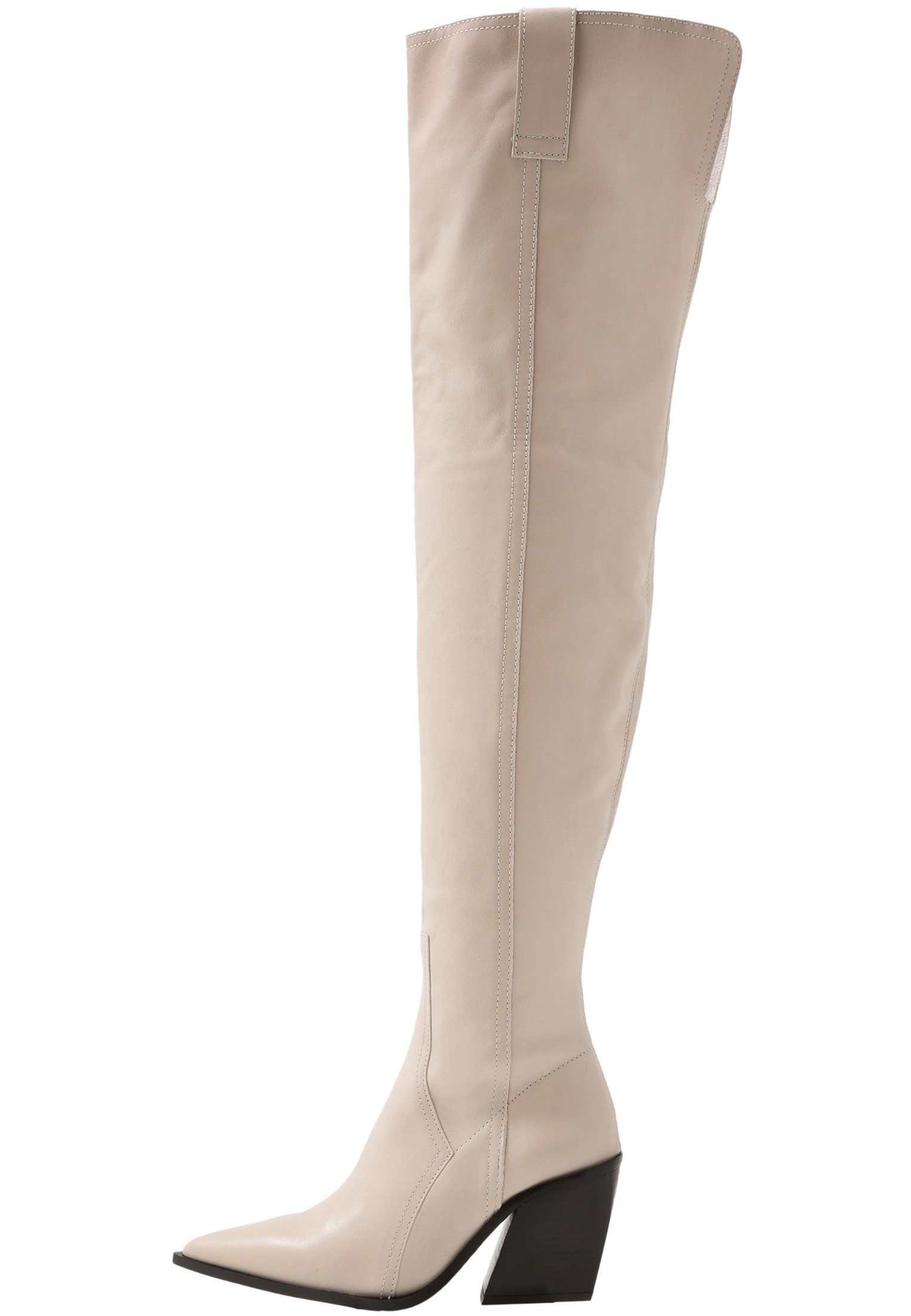 Topshop BRAVE WESTERN Overknee laarzen ecru Zalando.nl Topshop BRAVE WESTERN Overknee laarzen tan Zalando.nl