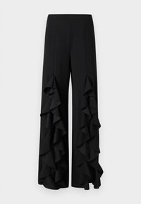 BALI RUFFLE TROUSER - Παντελόνι - black