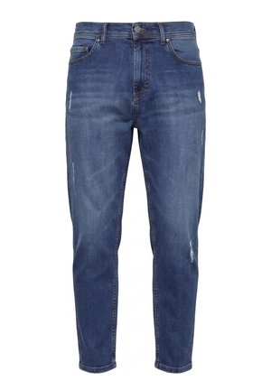 Carrera Jeans, CARRERA JEANS JEANS CARROT-FIT 739 - Jeans Tapered Fit - medium blue wash stone wash with small breaks and mustaches