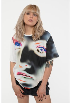 SLIPKNOT ADDERALL FACE INVERTED SUBLIMATION DYE  - Print T-shirt - white