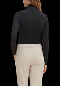 comma Langarmshirt - schwarz