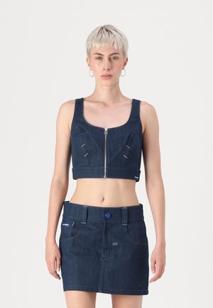 ORIGINS CORSET - Top - raw denim