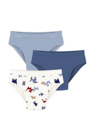 SET 3 PACK - Slip - blue white multicolor