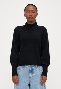 Vero Moda Petite VMPIPPA HIGHNECK - Džemperis - black