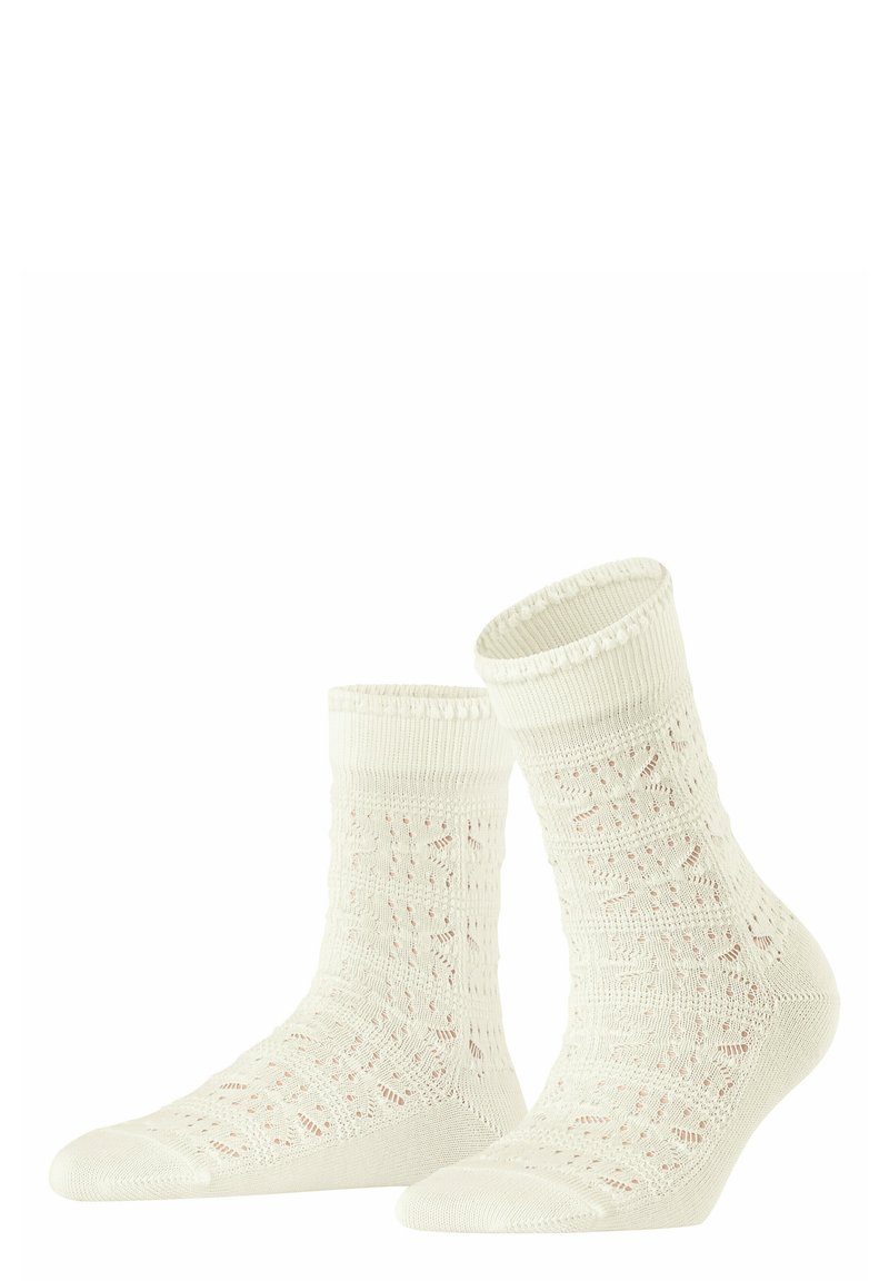 FALKE Granny Square - Socken - off white