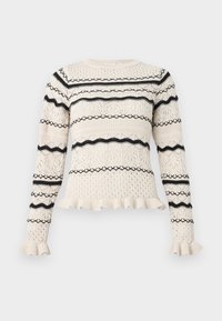 VISARAH  - Neule - birch/black