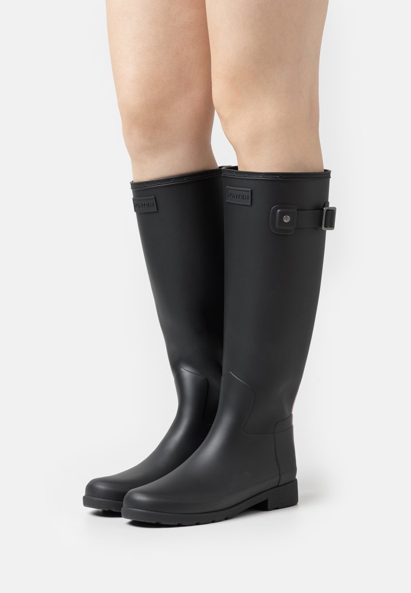 Hunter ORIGINAL WOMENS REFINED TALL BOOT Wellies black Zalando.ie