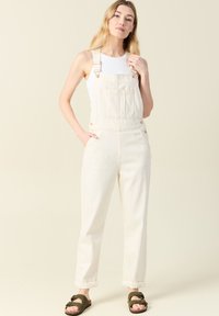 BONOBO Jeans Latzhose - denim blanc