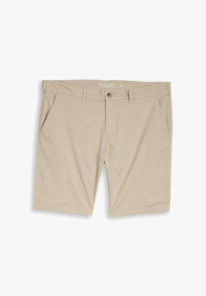 TOM TAILOR, TOM TAILOR HOSEN & CHINO PLUS SIZE - SLIM CHINO SHORTS - Kratke hlače - cashew beige