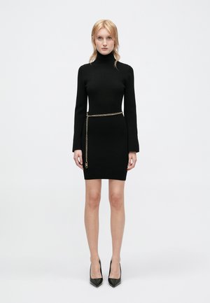 CHAIN MINI  - Φόρεμα-πουλόβερ - black