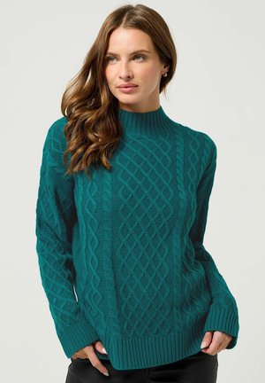 Strickpullover - teal