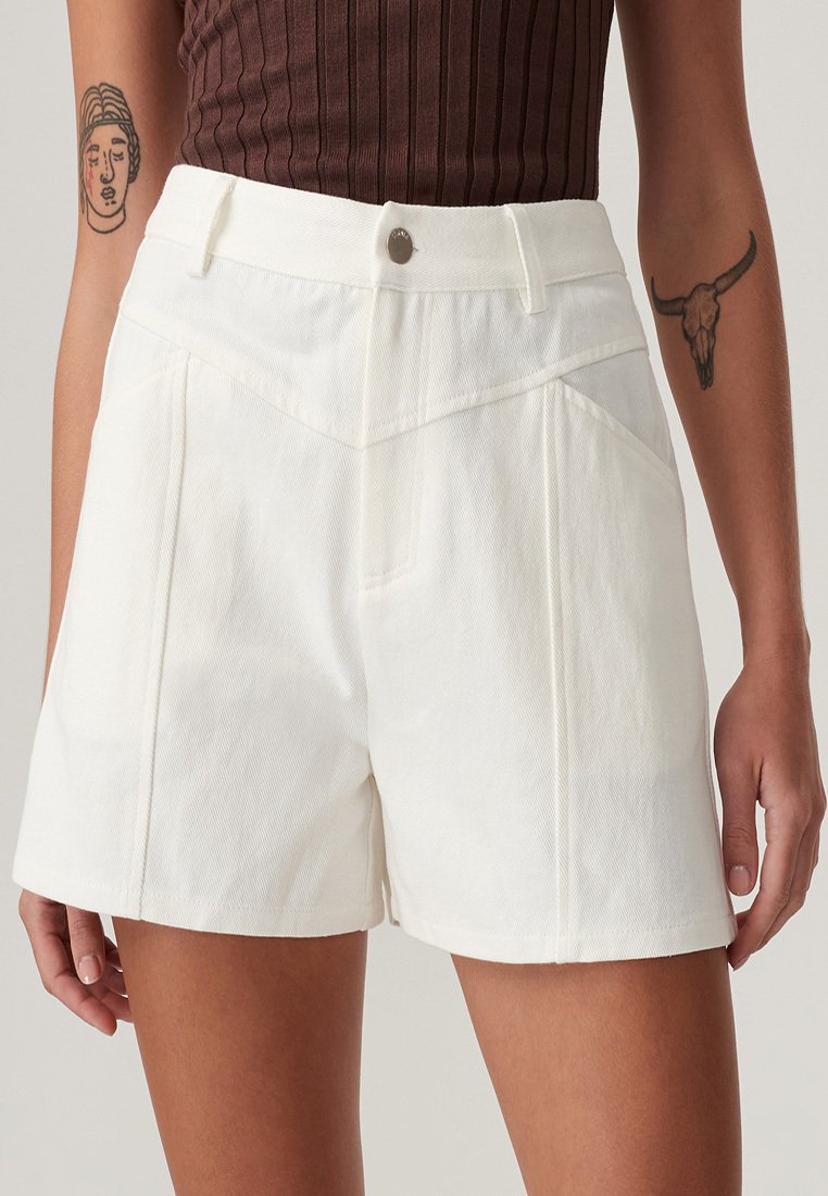 ST MRLO ARLO Jeans Shorts white/weiß Zalando.at