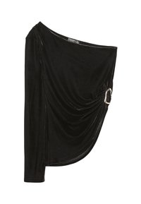 ASYMMETRIC  WITH BUCKLE - Blůza - black