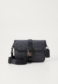 COACH LEAGUE CROSSBODY 19 IN SIGNATURE - Skulderveske - charcoal