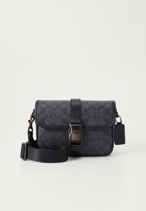 COACH LEAGUE CROSSBODY 19 IN SIGNATURE - Skuldertasker - charcoal