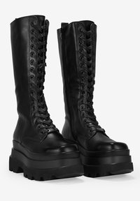 Bosanova MILITARES CON PUNTA CUADRADA - Bottes à plateau - black