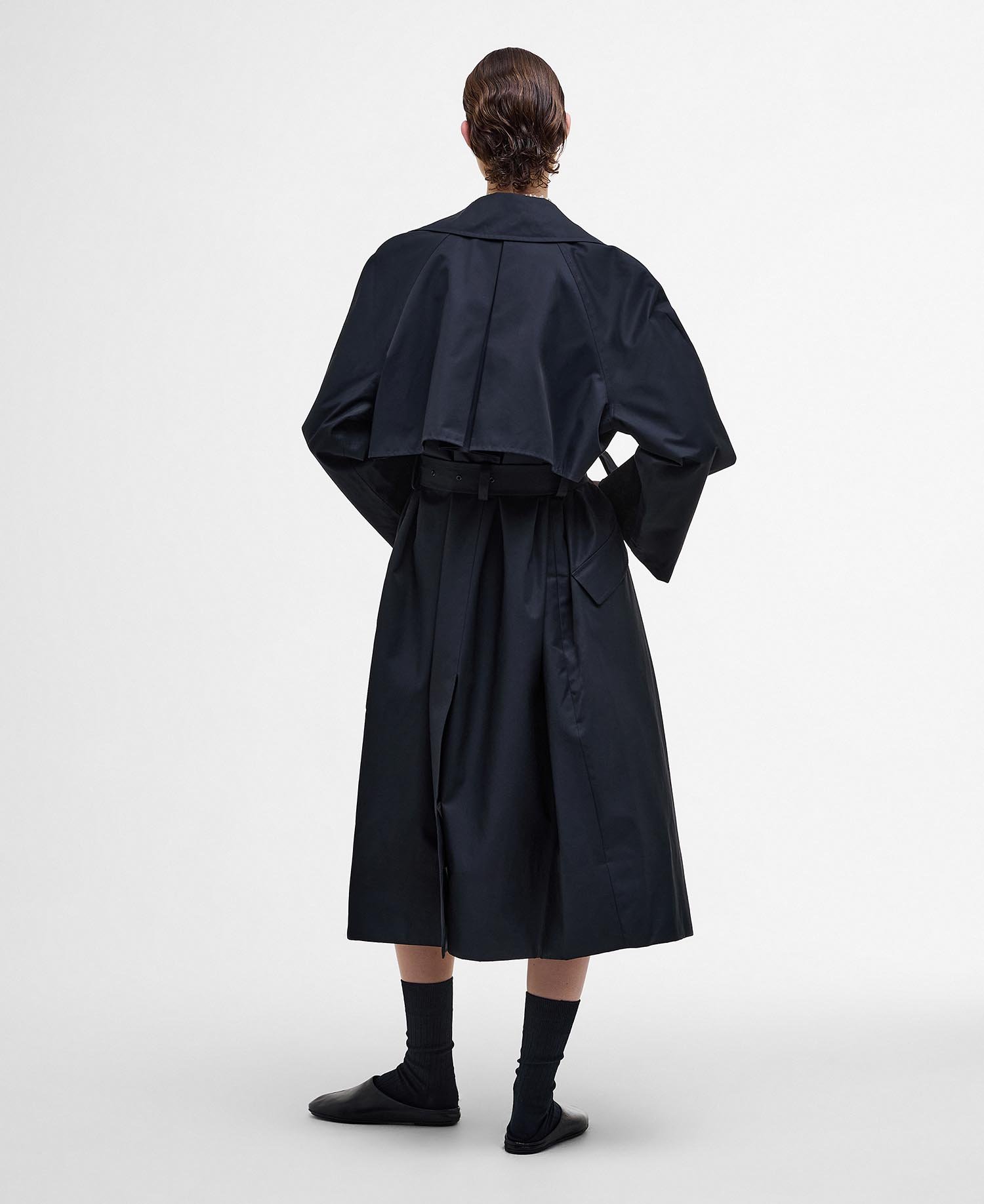 ジャケット Barbour rench coat Harley Barbour The Edit by Alexa navy blu Barbour THE EDIT BY ALEXA - Trenchcoat - dark navy/dark blue