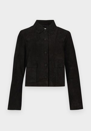 ANNIE - Læderjakker - black