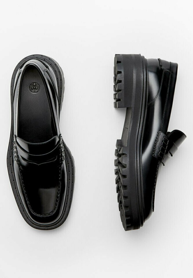 Massimo Dutti Slip-ons - black - Zalando.de