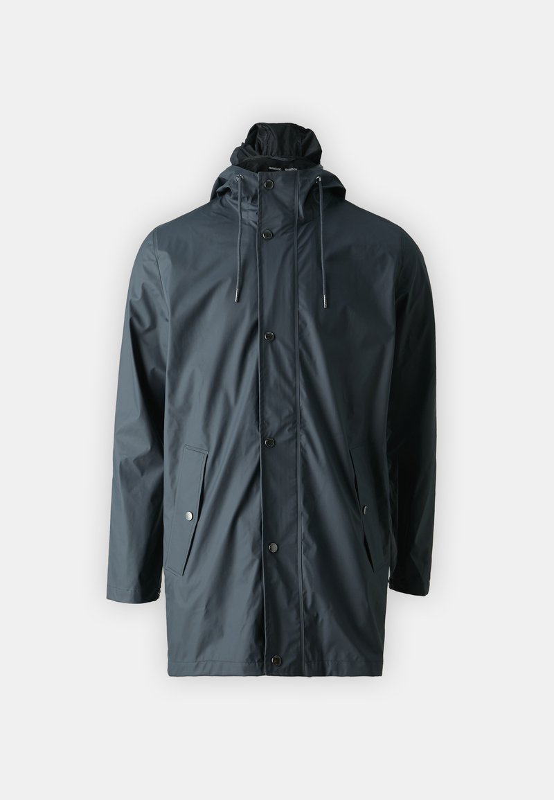 Samsøe Samsøe Regenjas donkerblauw