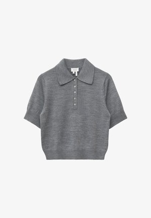 & OTHER STORIES, Polo - dark grey melange
