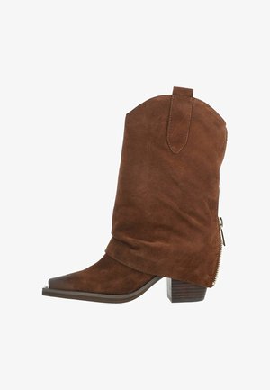 Alma en Pena, STIEFEL - Cowboy-/Bikerboot - camel