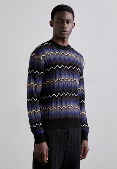 Missoni CREW NECK - Pulóver - multicolor with dark grey tones