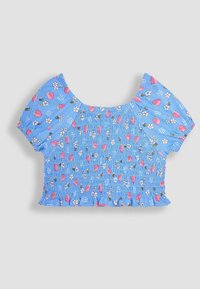 JoJo Maman Bébé 2-PIECE STRAWBERRY BEE SMOCKED SET - REGULAR FIT - Trapecinis sijonas - blue